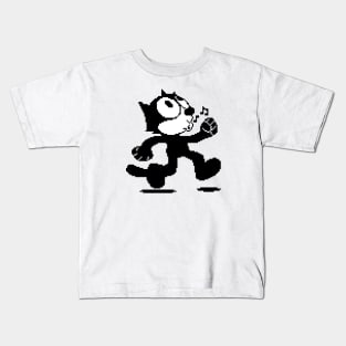 PIxelated Felix the Cat Kids T-Shirt